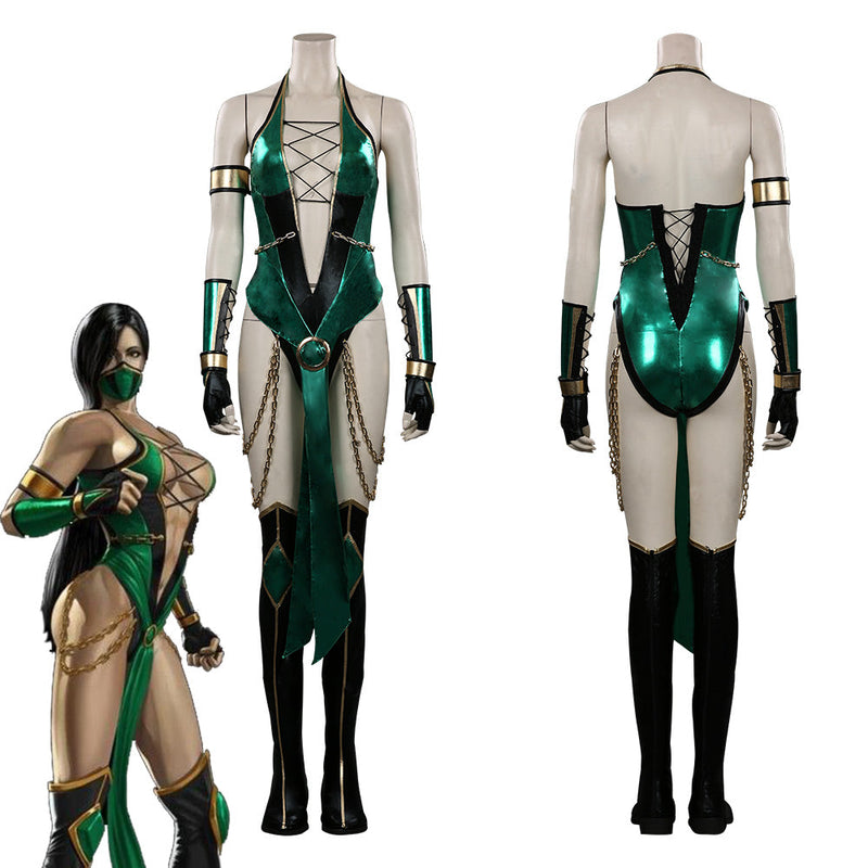 Mortal Kombat Jade Outfits Halloween Carnival Suit Cosplay Costume