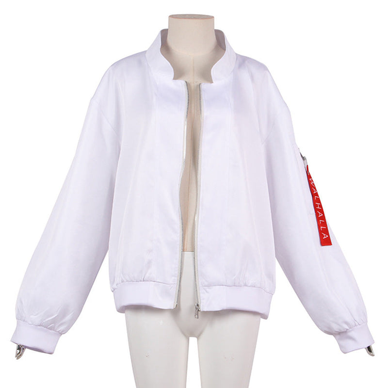 Tokyo Revengers Valhalla Kazutora Hanemiya White Jacket Coat Cosplay Costumes