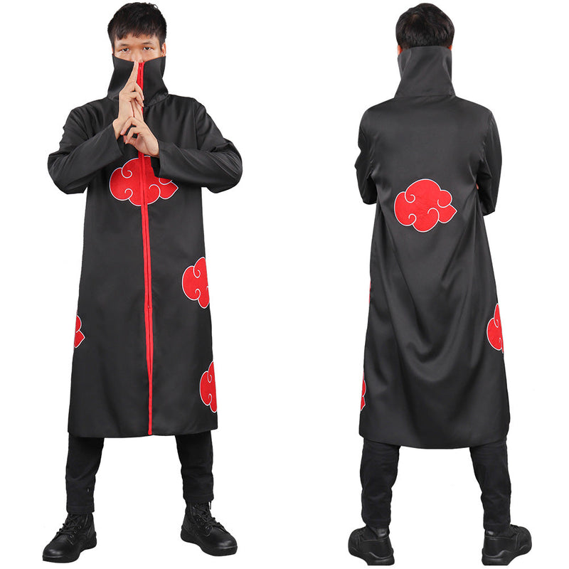 Naruto Akatsuki Cloak Outfits Halloween Carnival Suit Cosplay Costume