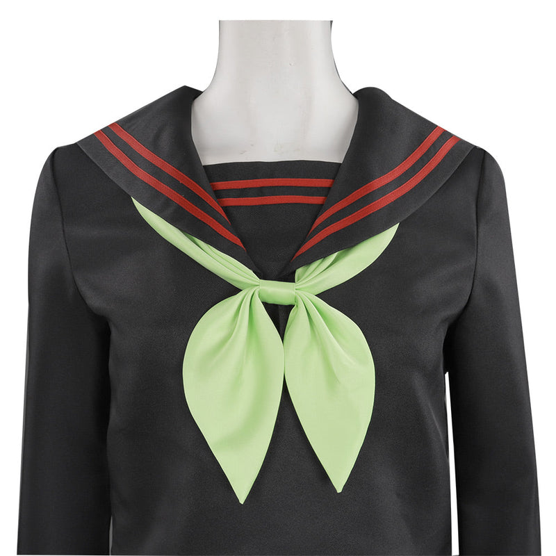 Demon Slayer Kimetsu no Yaiba Hinokami Kepputan Kamado Nezuko Uniform Cosplay Costume