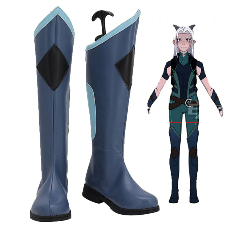 The Dragon Prince-Rayla Boots Halloween Costumes Accessory Cosplay Shoes