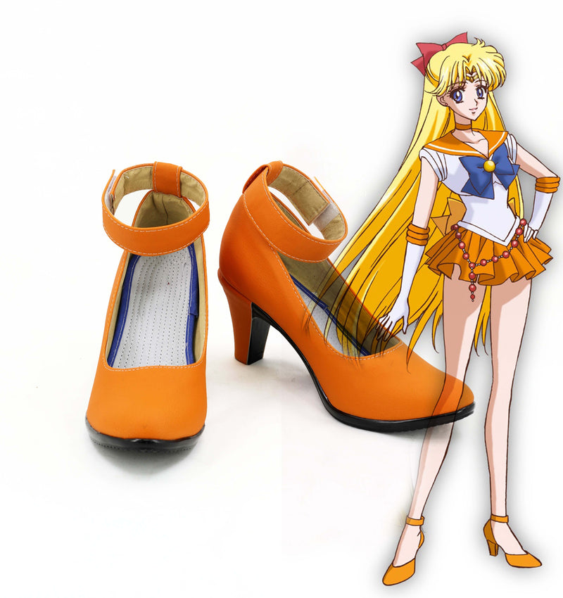 Sailor Moon Venus Cosplay Shoes Custom Made