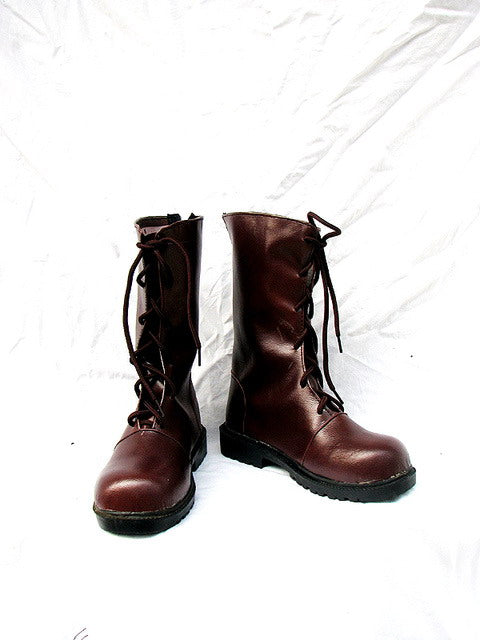 Vampire Knight kuran Yuuki Cosplay Boots Red Brown