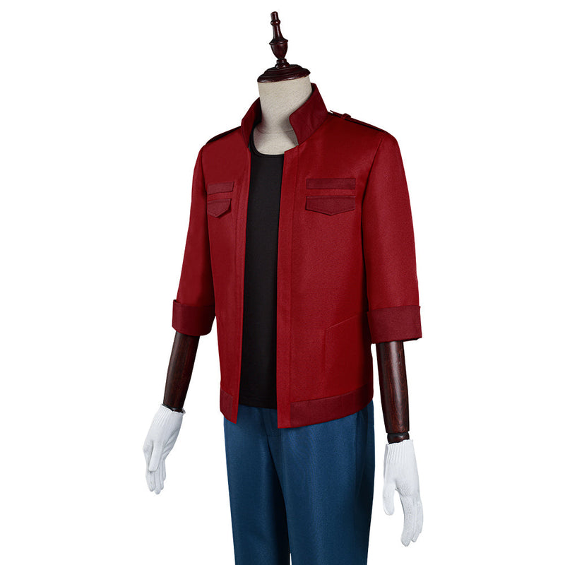 Cells at Work! Code Black/Hataraku Saibou Black -Sekkekkyuu /Red Blood Cell Cosplay Costume Coat Pants Outfits Halloween Carnival Suit