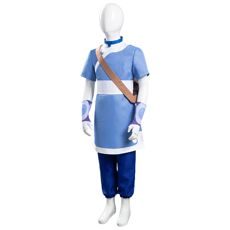 Avatar: the last Airbender Katara Kids Children Halloween Carnival Suit Cosplay Costume