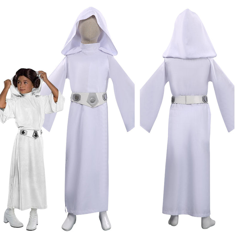 Star Wars Leia Princess Kids Children Halloween Carnival Suit Cosplay Costume