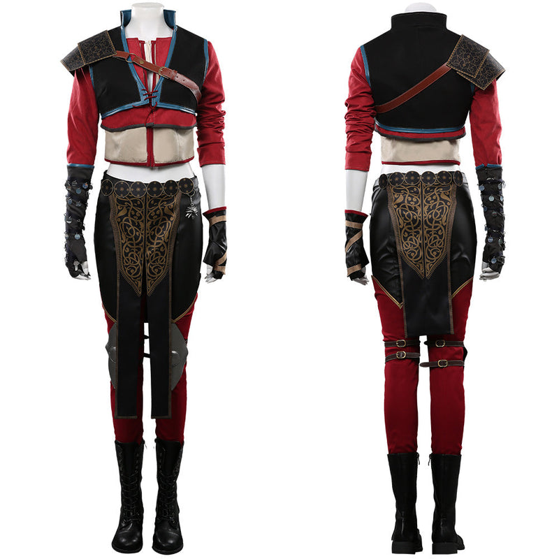 The Witcher 3 Ciri Outfits Halloween Carnival Costume Cosplay Costume