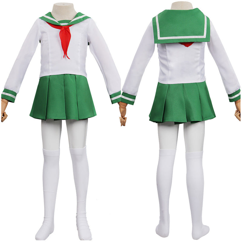 Inuyasha Higurashi Kagome Costume for Kids Children Christmas Cosplay Costume