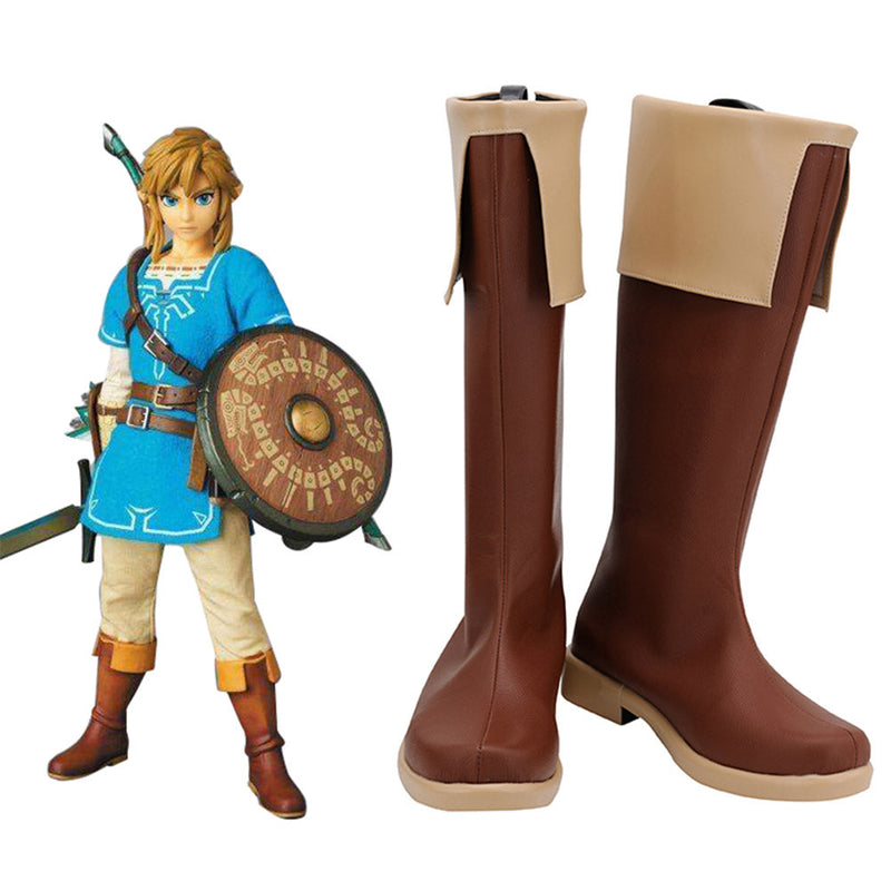 The Legend of Zelda: Breath of the Wild Link Boots Halloween Costumes Accessory Cosplay Shoes