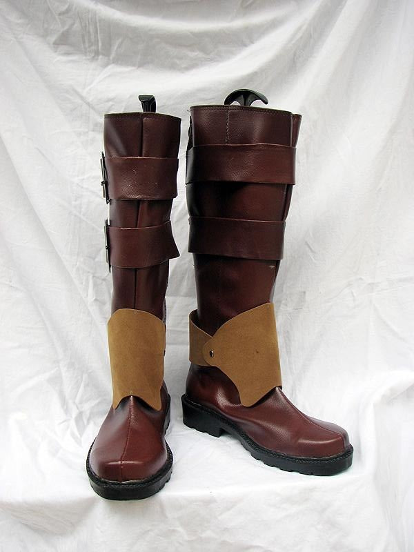 Pandora Hearts Oz Bezarius Cosplay Boots Brown