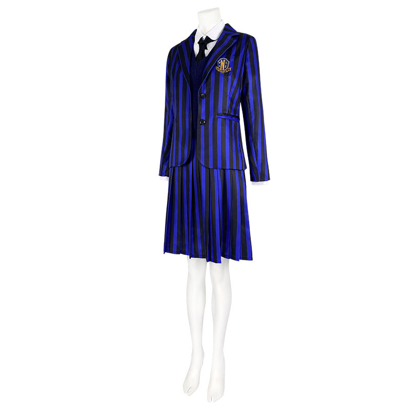Wednesday 2022 Enid Sinclair Cosplay Costume Nevermore Academy Uniform Dress Shirt Coat Outfit