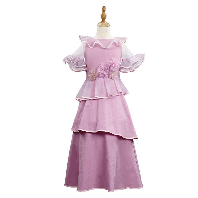 Encanto - Isabela Madrigal Candy Dress Halloween Cosplay Costume for Kids Children