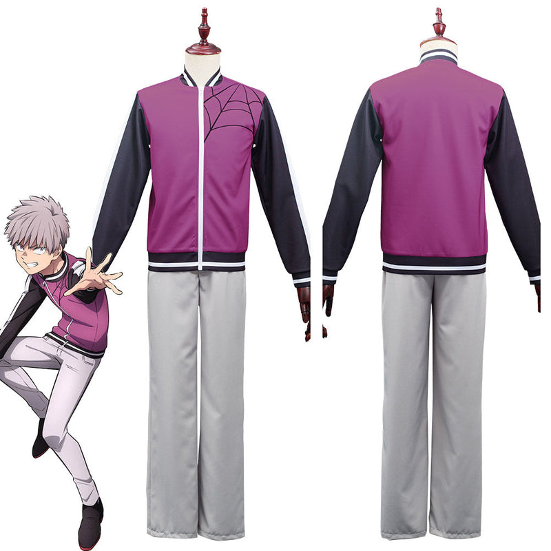 Anime Kemono Jihen Shiki Tademaru Top Pants Outfits Halloween Carnival Suit Cosplay Costume