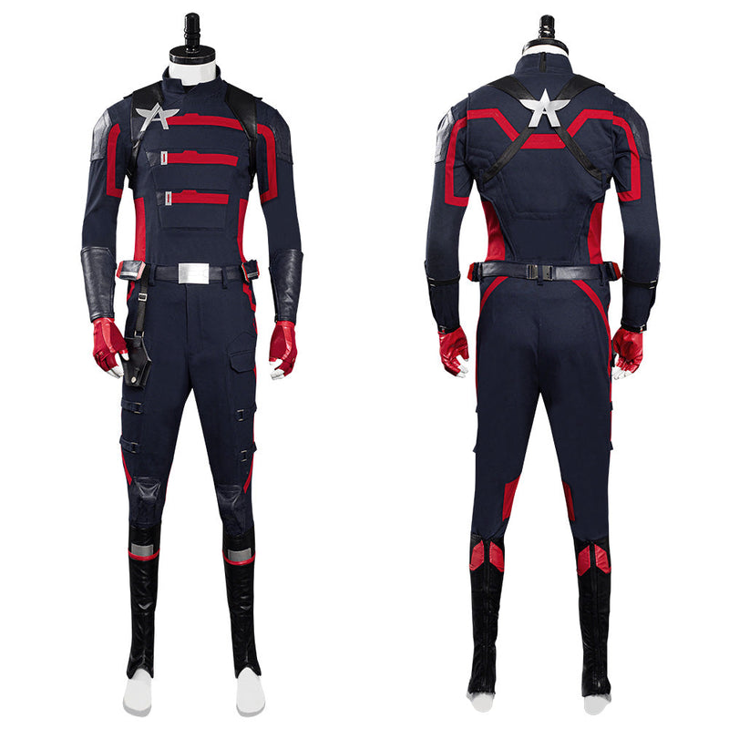 The Falcon and the Winter Soldier John Walker Captain America Outfits Halloween Carnival Suit Cosplay Costume