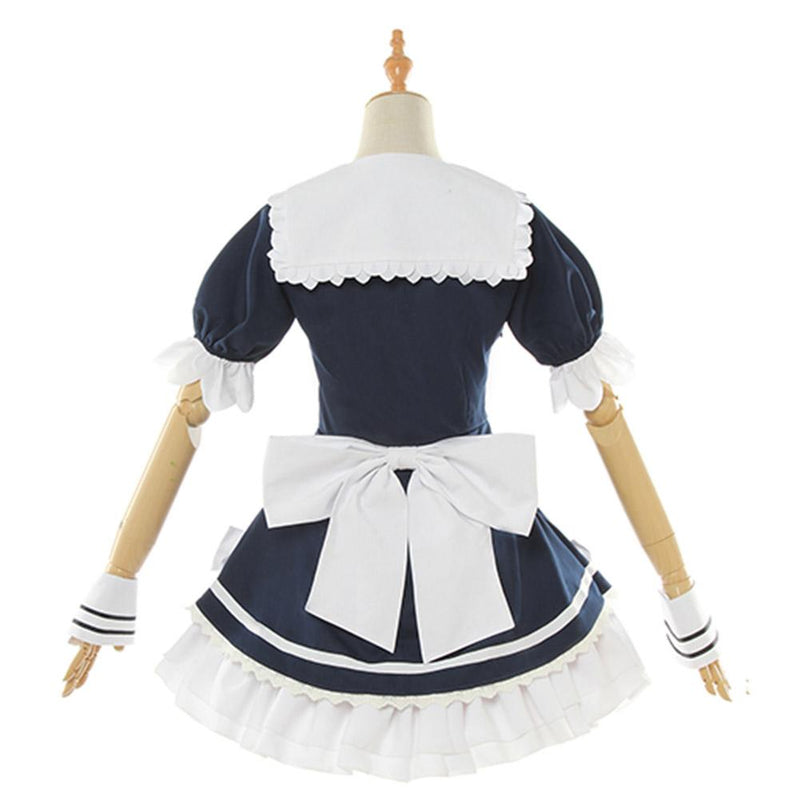 Youtuber Hololive Minato Aqua Maid Dress Cosplay Costume