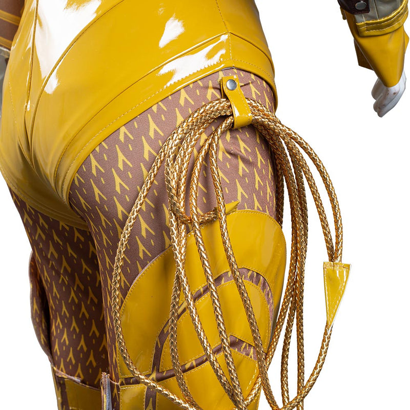 Wonder Woman 1984 Gold Jumpsuit Battle Suit WW84 Cosplay Costume