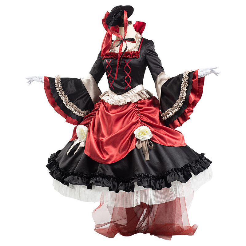 Identity V Mary Bloody Queen Dress Outfits Halloween Carnival Suit Cosplay Costume