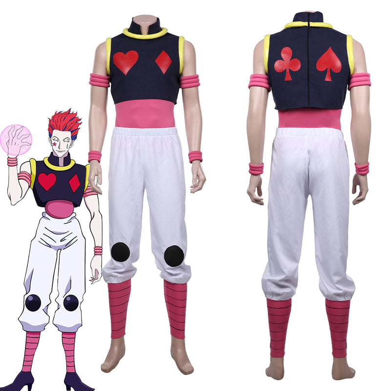 Hunter x Hunter -Hisoka Vest Pants Outfits Halloween Carnival Suit Cosplay Costume