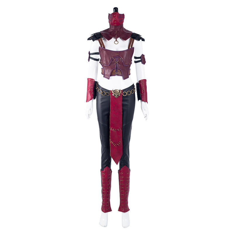 Mortal Kombat 10 Mileena Outfits Halloween Carnival Suit Cosplay Costume