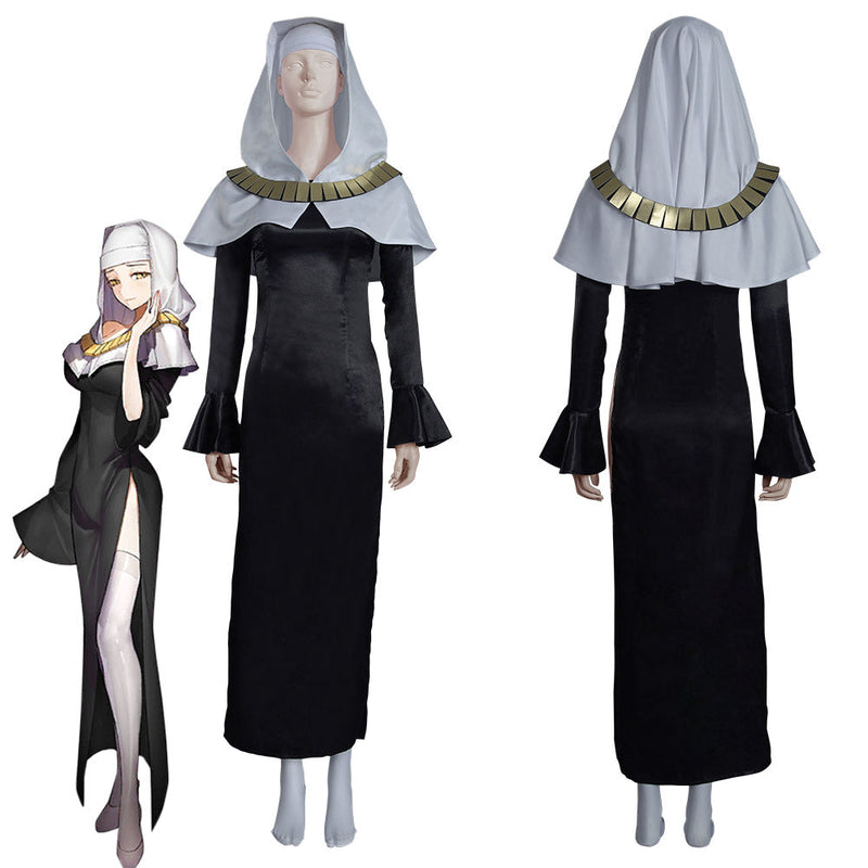 Fate/Grand Order FGO Sessyoin Kiara Nun Robes Dress Outfits Halloween Carnival Suit Cosplay Costume