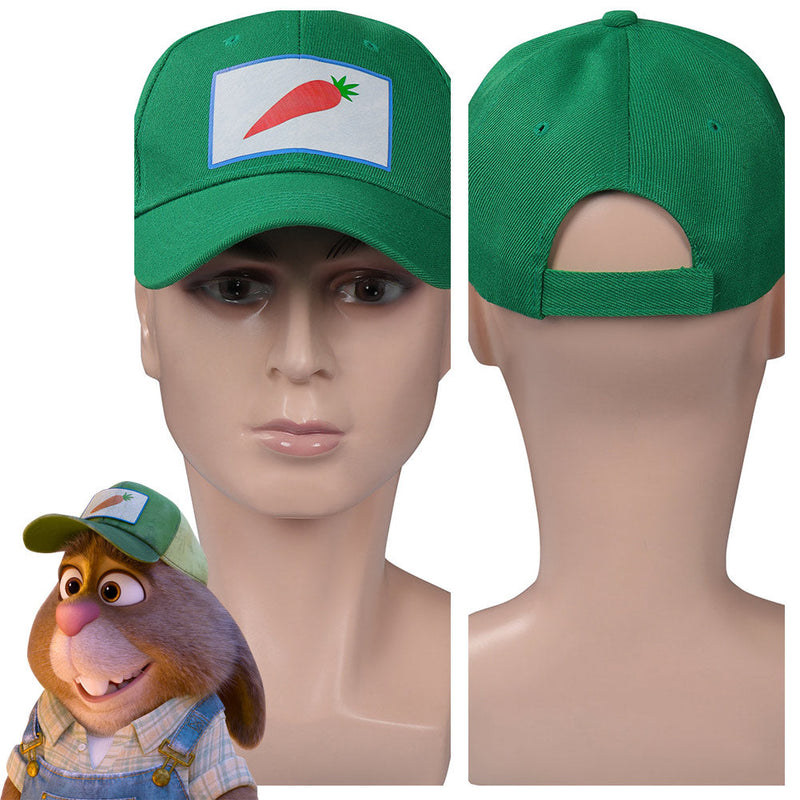 Zootopia+ Stu Hopps Cosplay Hat Cap Costume Costume Accessories Prop Gifts