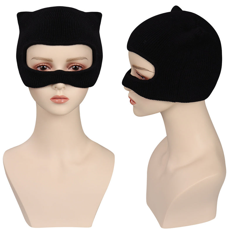 The Batman 2022 - Selina Kyle / Catwoman Mask Cosplay Knitted Masks Cosplay Props