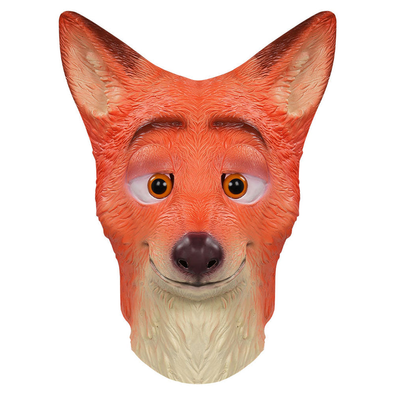 2022 Zootopia 2：Nick Mask Cosplay Latex Masks Helmet Halloween Party Costume Props