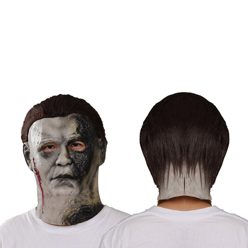 Halloween Michael Myers Mask Burn Scar Version Cosplay Latex Masks Helmet Costume Props