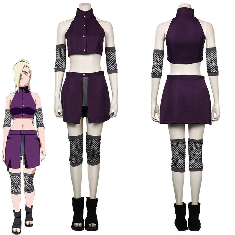 NARUTO-Yamanaka Ino Women Skirt Outfits Halloween Carnival Suit Cosplay Costume