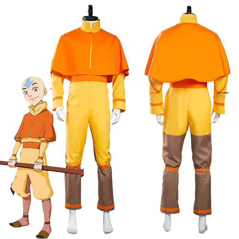 Avatar: The Last Airbender Avatar Aang Jumpsuit Outfits Halloween Carnival Suit Cosplay Costume