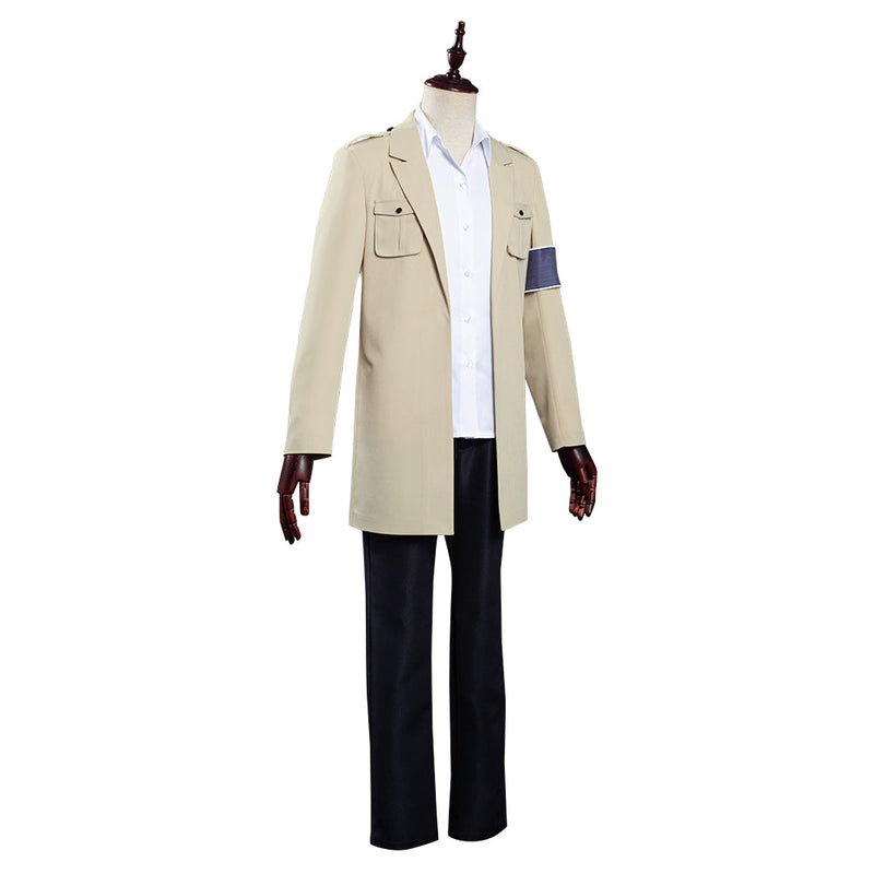 Attack on Titan  The Final Season Eren Jaeger Coat Shirt Outfits Halloween Carnival Costume Cosplay Costume