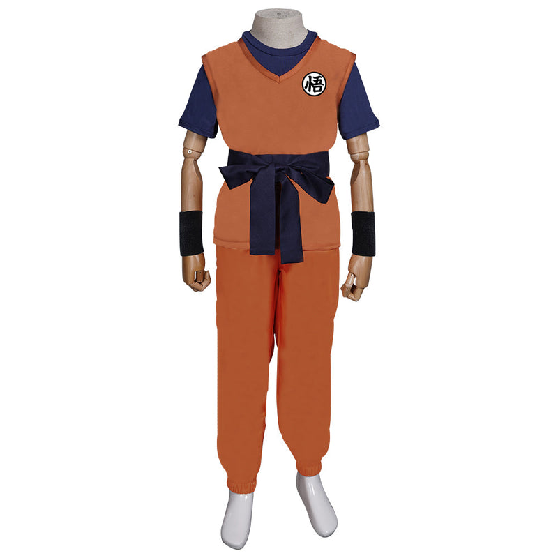 Dragon Ball Son Goku Kids Children Outfits Halloween Carnival Suit Cosplay Costume