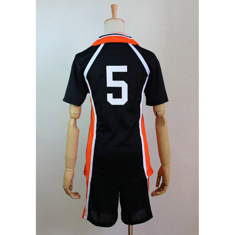 Haikyuu Cosplay Costume Karasuno High School Volleyball Club Tanaka Ryunosuke Sportswear Jerseys Uniform