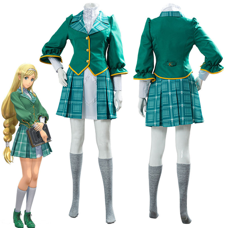 Sakura Wars Shin Sakura Taisen Claris School Uniform Cosplay Costume