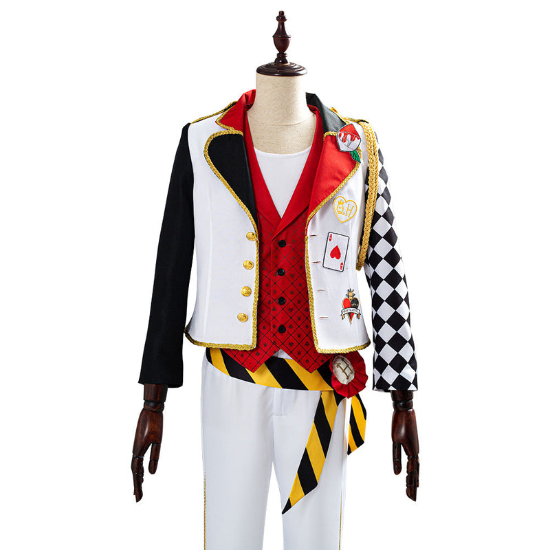 Twisted-Wonderland Alice in Wonderland Theme Ace Halloween Uniform Outfits Cosplay Costume