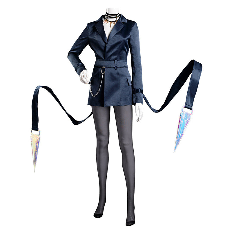 League of Legends LOL KDA Agony‘s Embrace Evelynn Coat Belt Outfits Halloween Carnival Suit Cosplay Costume