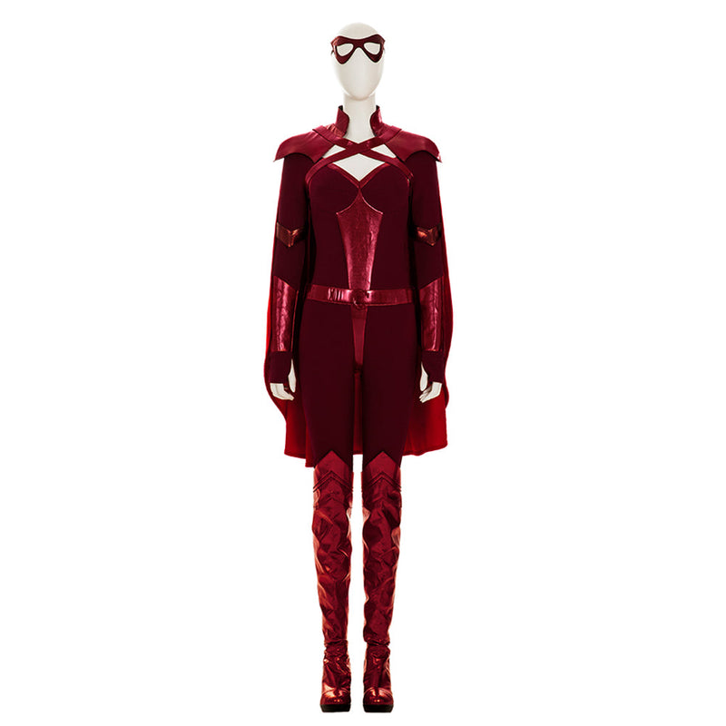 The Boys Crimson Countess Jumpsuit Outfits Halloween Carnival Suit Cosplay Costume