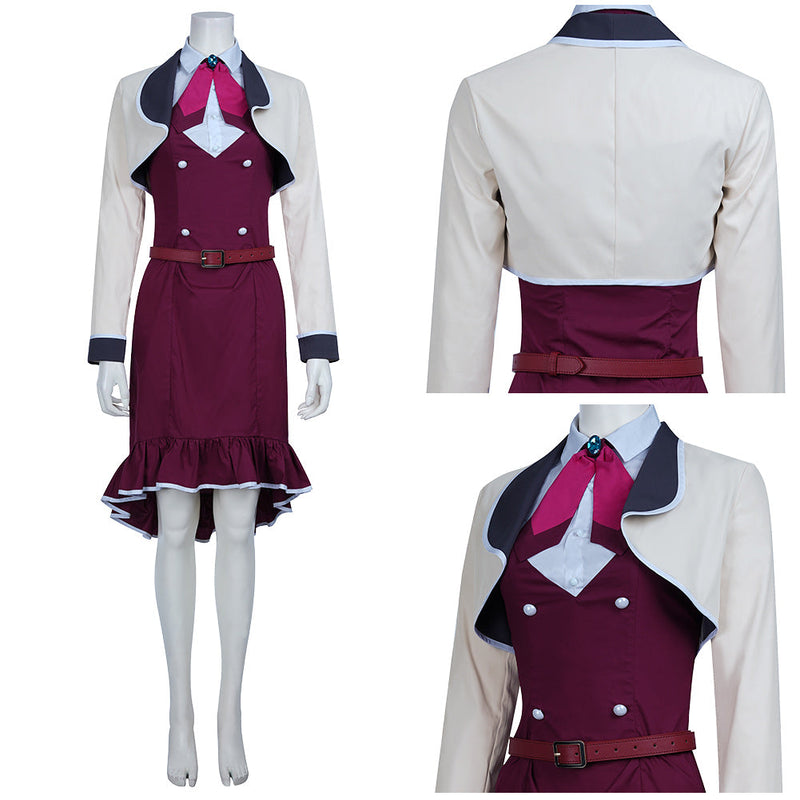 Game Princess Project Erika Ikusa Women Dress Outfit Halloween Carnival Uniform Suit Cosplay Costume