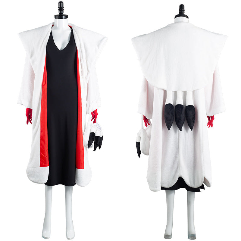 Cruella De Vil Dress Outfits Halloween Carnival Suit Cosplay Costume