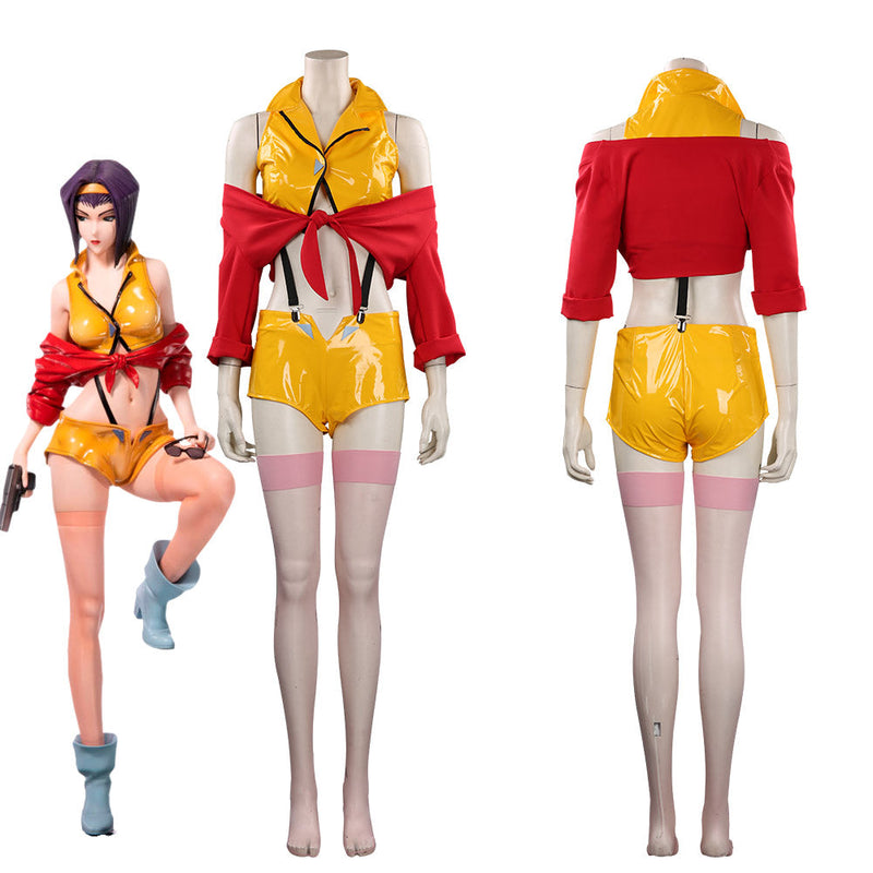 Anime Cowboy Bebop Faye Valentine Outfits Halloween Carnival Suit Cosplay Costume