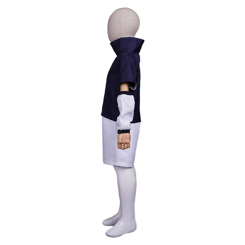 NARUTO Sasuke Uchiha Kids Children Top Pants Halloween Carnival Suit Cosplay Costume