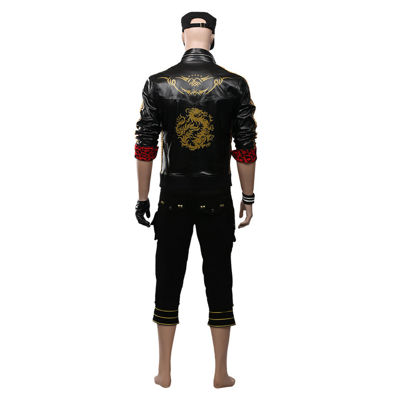 Final Fantasy VII Remake Leslie Kyle Adult Men Outfit Halloween Carnival Costume Cosplay Costume