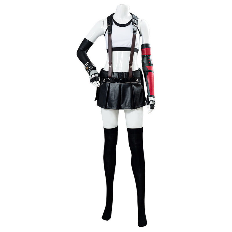 Final Fantasy VII FF7 Remake Tifa Lockhart Cosplay Costume Full Set Game Costume Outfits