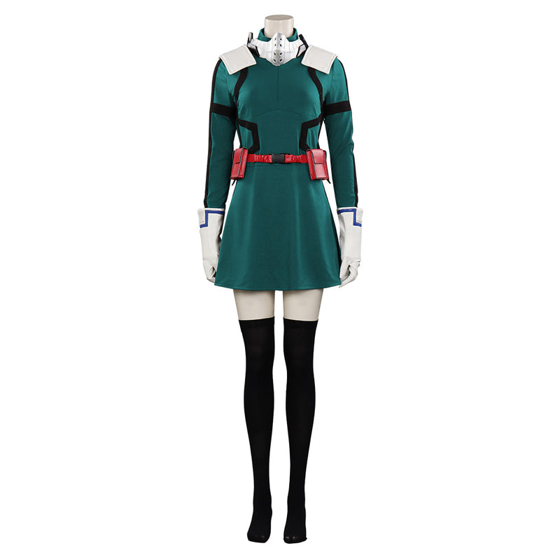 Boku no Hero Academia Midoriya Izuku Women Dress Outfits Halloween Carnival Suit Cosplay Costume