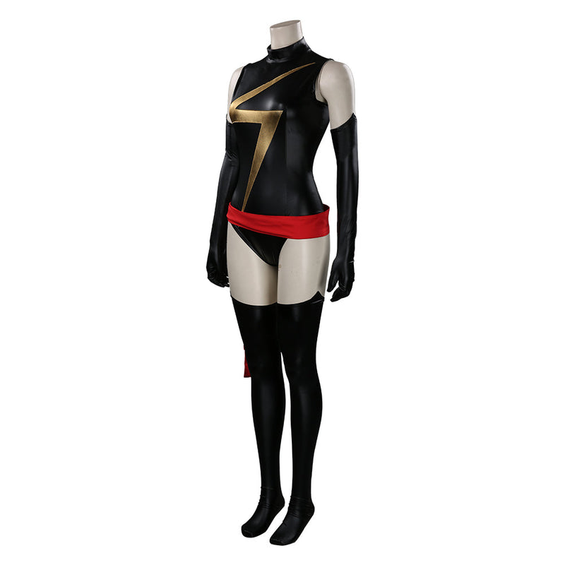 Ms. Marvel Jumpsuit Outfits Halloween Carnival Suit Cosplay Costume