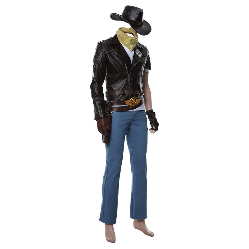 Overwatch Jesse Mccree Mens Costume Halloween 2021 Cosplay Costume