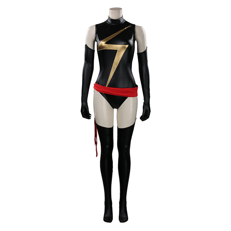 Ms. Marvel Jumpsuit Outfits Halloween Carnival Suit Cosplay Costume