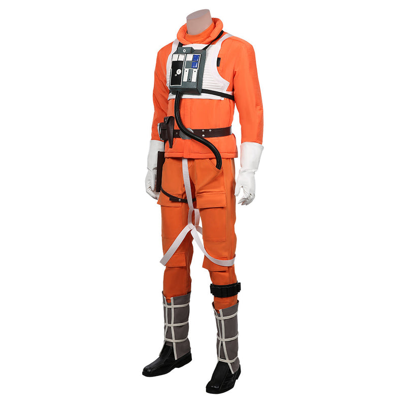 Star Wars Luke Skywalker Pilot Jumpsuit Halloween Carnival Suit Cosplay Costume