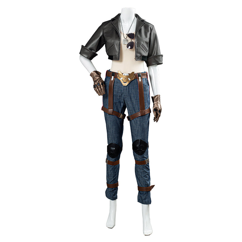 Overwatch OW Pharah Fareeha Amari Skin Outfit Halloween Carnival Costume Cosplay Costume