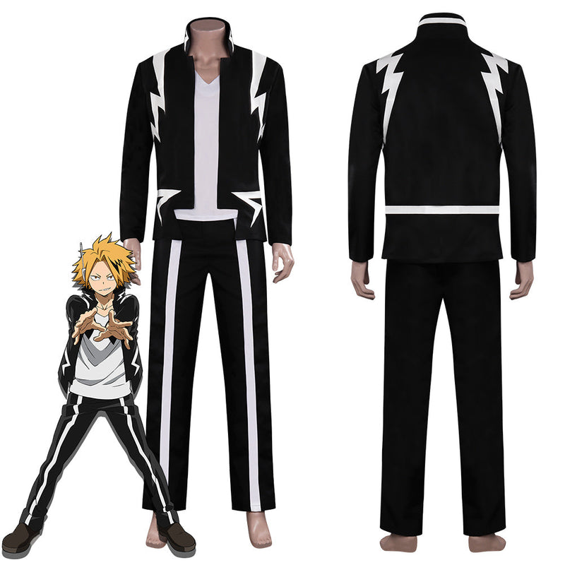 My Hero Academia Kaminari Denki Halloween Carnival Suit Cosplay Costume